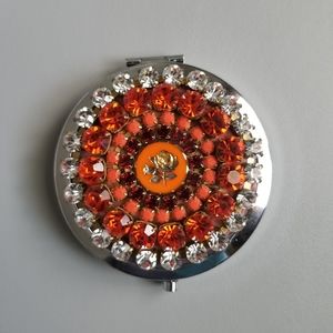 Handmade Swarovski Crystals Compact Mirror